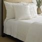 Ann Gish Macau Queen Quilted Coverlet in Bone, , large