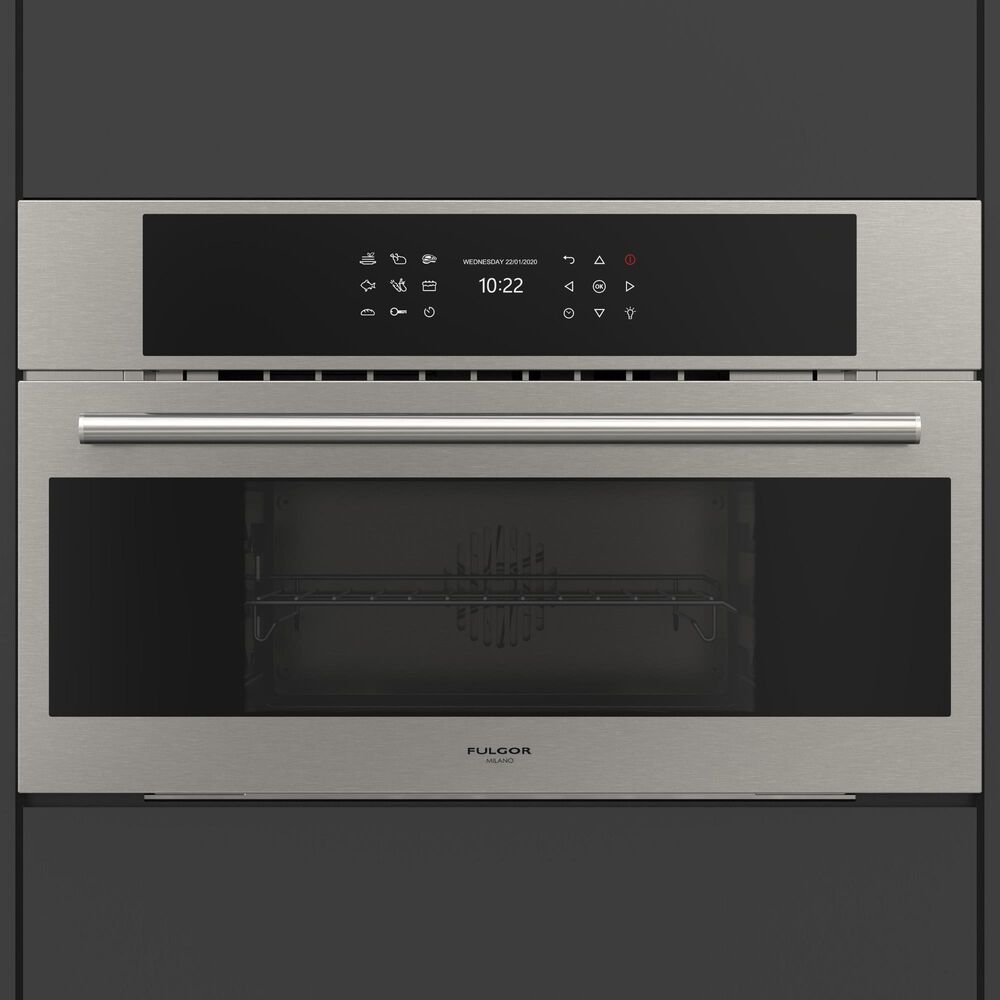 Fulgor Milano 30" Combi Steam Single Wall Oven in Stainless Steel, , large