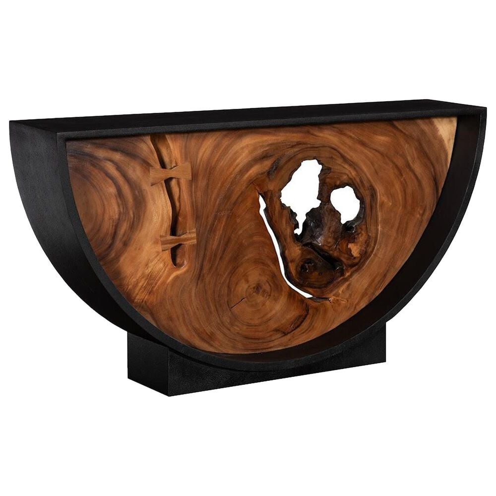 Phillips Collection Arc Console Table in Natural and Black, , large