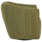 LumiSource Finley Swivel Accent Chair in Green, , large