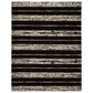 Karastan Traverse Lanes 6" x 9" Charcoal Area Rug, , large