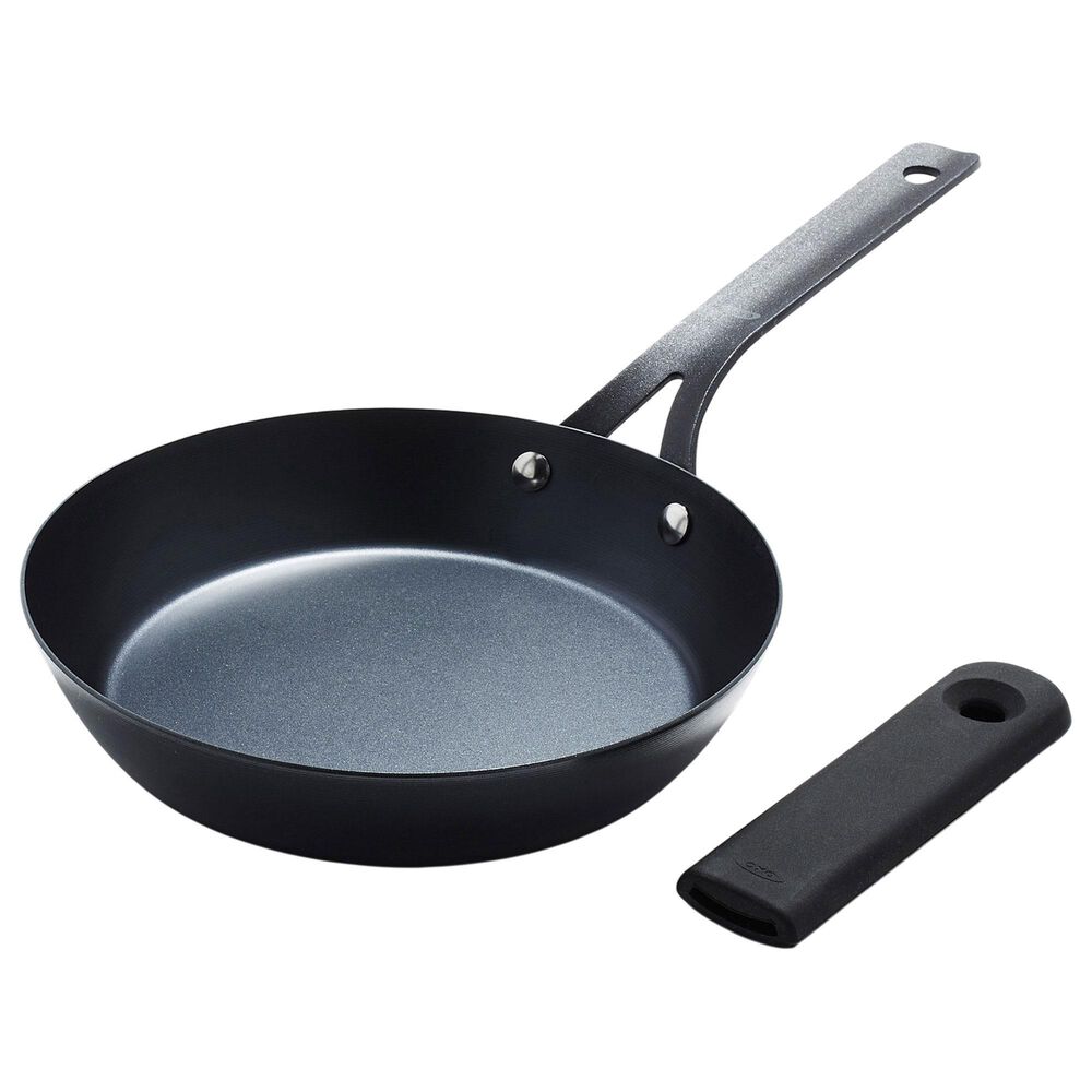 Green Pan Obsidian 8" Open Frypan with Silicone Sleeve in Black, , large