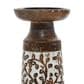 Maple and Jade Handmade Tree Candle Holder in Brown and Whitewashed (Set of 3), , large