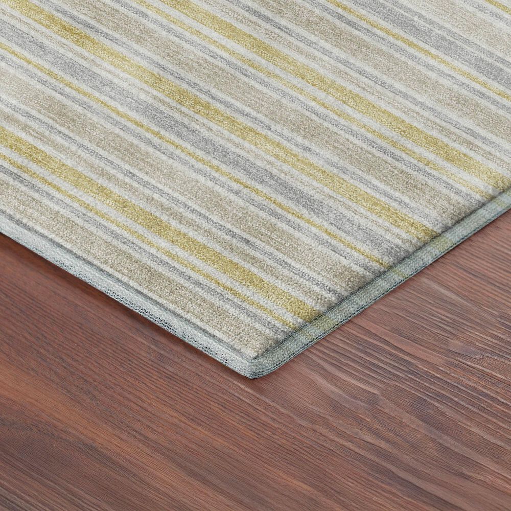 Dalyn Rug Company Soft Essentials Striped Wheat 2'6" x 3'10" Indoor/Outdoor Area Rug, , large