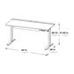 OSP Home Kilo Electric Battlestation Gaming Desk, , large