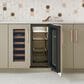 Sub Zero Designer 3.1 Cu. Ft. Beverage Center with Glass Door in Panel Ready and Stainless Steel, , large