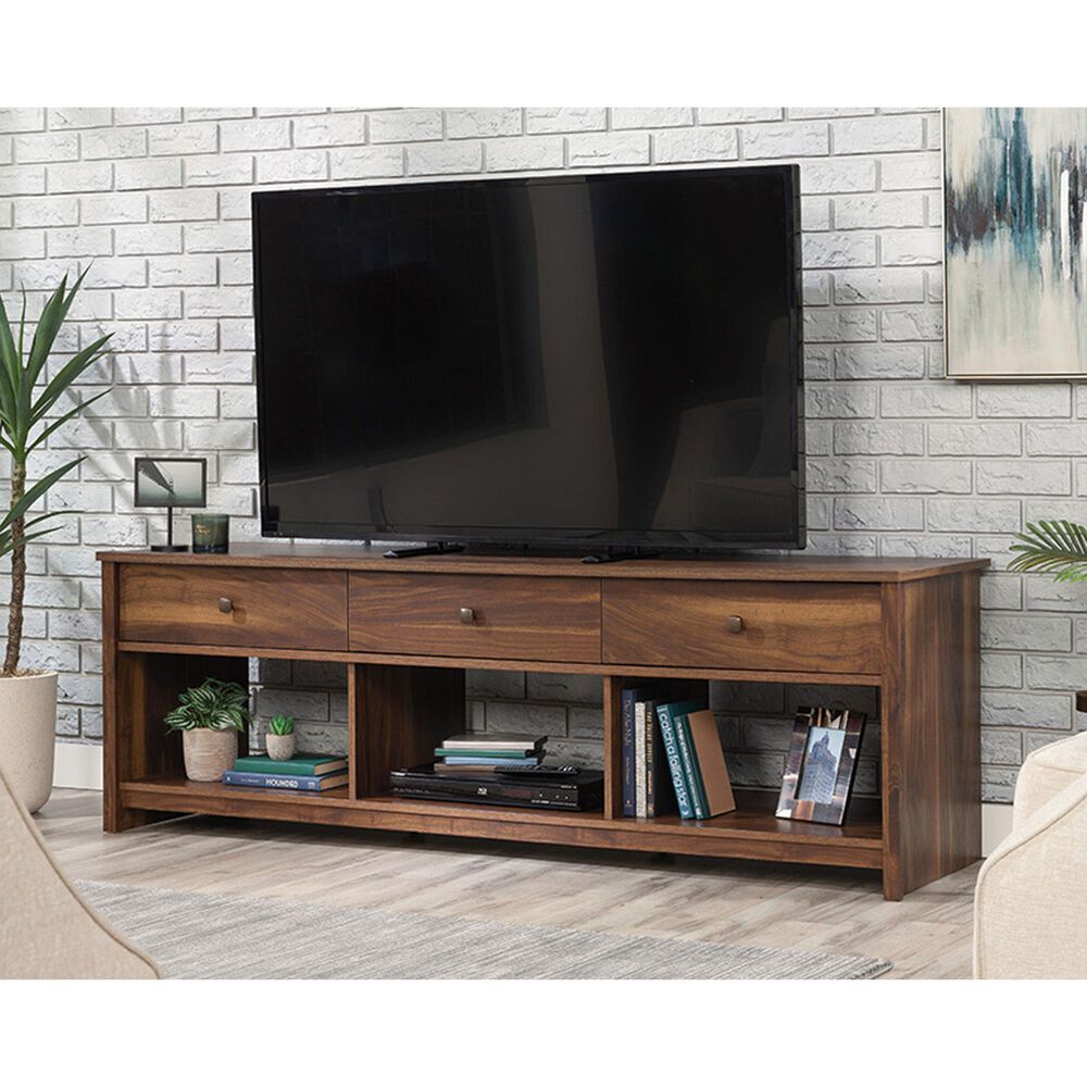 Sauder River Ranch 71&quot; TV Stand in Grand Walnut, , large