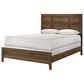 Crown Mark Lorraine King Panel Bed in Brown, , large
