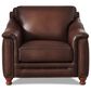 Hydeline Belfast Stationary Chair and Ottoman Set in Caramel Brown, , large