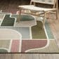 Oriental Weavers Tisdell Green and Multicolor 6"7" x 9"4" Area Rug, , large