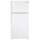 GE Appliances 15.6 Cu. Ft. Top-Freezer Refrigerator in White, , large