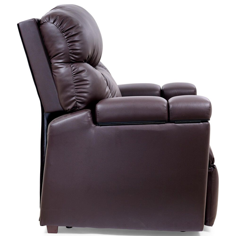 Lounge Maya Large Power Lift Recliner in Brisa Coffee Bean, , large