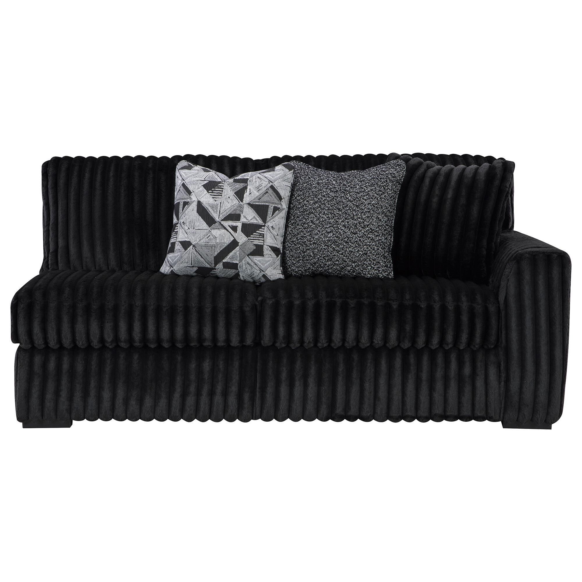 Ashley Midnight-Madness 4-Piece Sectional with Left-Facing Chaise