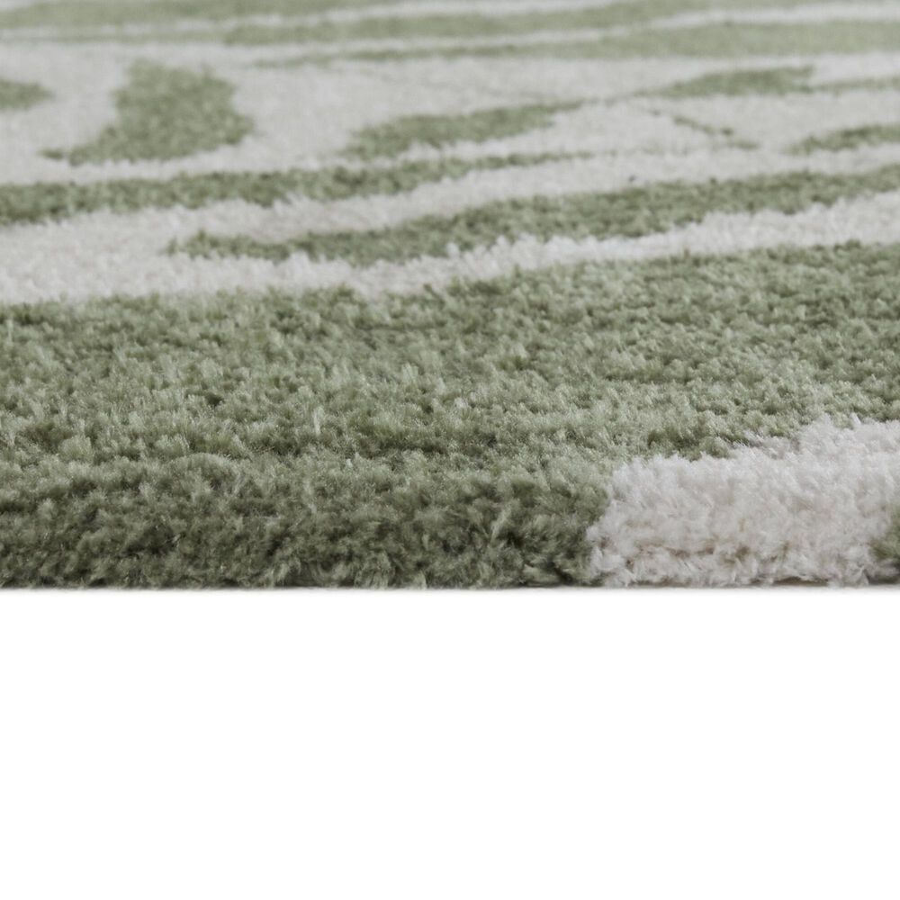 Balta Rugs Misan 4&#39;4&quot; x 6&#39; Green Area Rug, , large