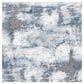 Safavieh Craft CFT850M 6"7" Square Blue and Grey Area Rug, , large