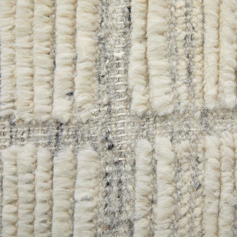 Feizy Bluff 5&#39; x 8&#39; Gray and Natural Area Rug, , large