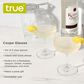 True Brands Coupe Cocktail Glasses in Clear (Set of 4), , large