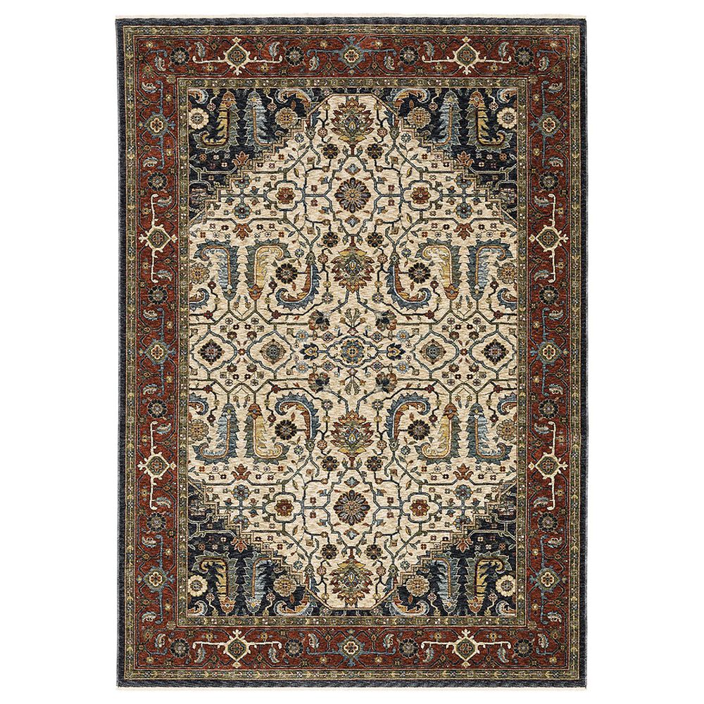 Oriental Weavers Aberdeen Persian 9"10" x 12"10" Ivory Area Rug, , large