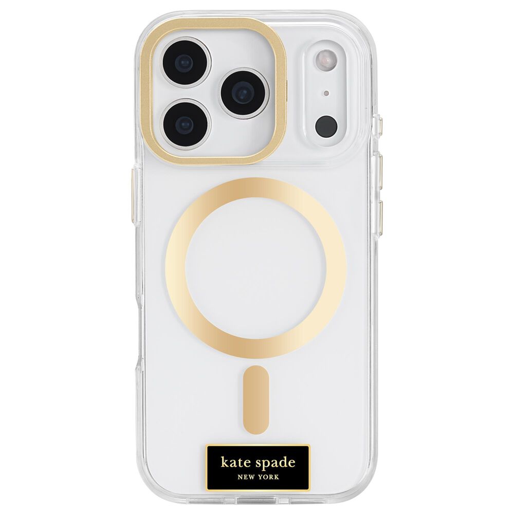 Kate Spade Protective MagSafe Case with Stand for Apple iPhone 17 Pro in Icon Clear, , large