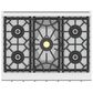 Hestan KRD Series 5.8 Cu. Ft. Slide-In Liquid Propane Gas Range with 5-Burner in Sol, , large