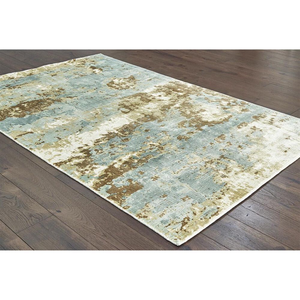 Oriental Weavers Formations 70001 6&#39; x 9&#39; Blue Area Rug, , large