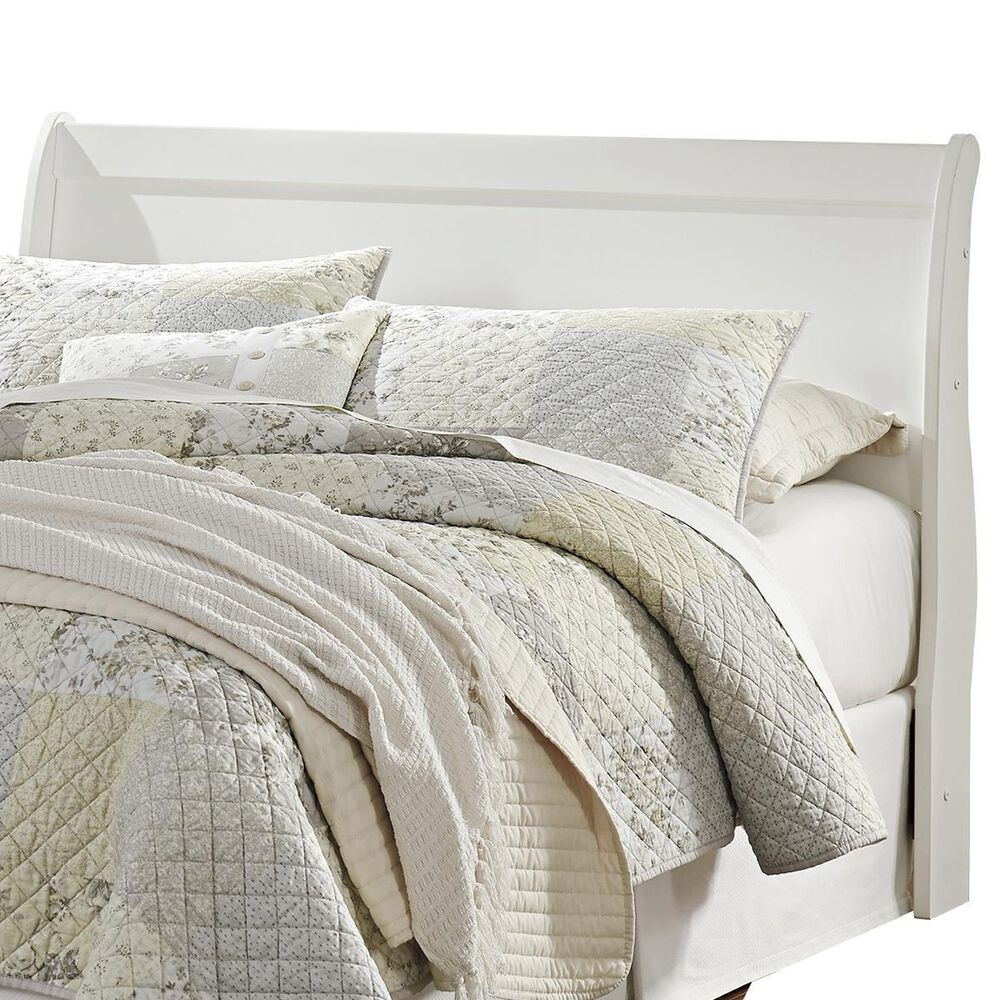 Ashley Anarasia Queen Sleigh Headboard in White, , large