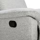 New Haus Suzy Swivel Glider Recliner in Frost Grey, , large