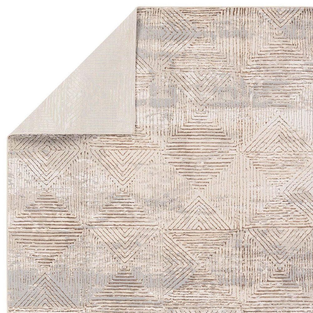 Jaipur Catalyst Eshe 2&#39;2&quot; x 8&#39; Feather Gray, Ash, Silver Gray, Walnut and White Pepper Runner, , large