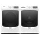 Maytag 4.8 Cu. Ft. Front Load Washer with Steam and a 7.3 Cu. Ft. Electric Dryer - White, , large
