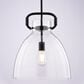 Vaxcel Lighting Madrona 1-Light Pendant in Black, , large