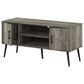 HOMLUX 43.3" TV Stand with 2-Door in French Oak, , large