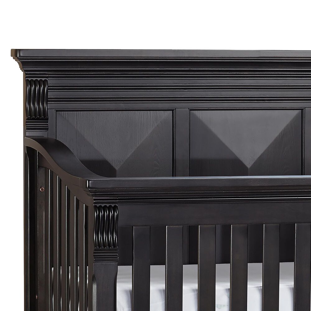 Kingsley Baby Sedona 4-In-1 Lifetime Convertible Crib in Bitter Sweet, , large