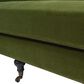 Jennifer Taylor Home Elliot Stationary Sofa in Olive Green Velvet, , large