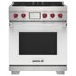 Wolf Appliances 5.1 Cu. Ft. Freestanding Dual Fuel Range with Liquid Propane in White, , large