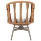 Zuo Modern Safal Swivel Outdoor Dining Chair in Gray, , large