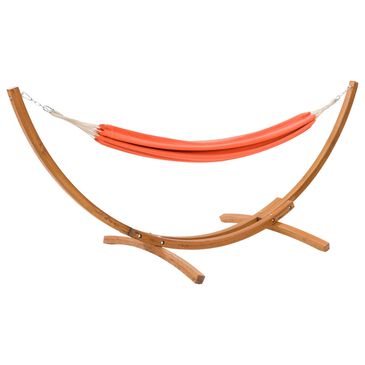 CorLiving Warm Sun Free Standing Sling Hammock in Orange, , large