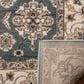 Safavieh Lyndhurst 2"3" x 12" Teal and Cream Runner, , large