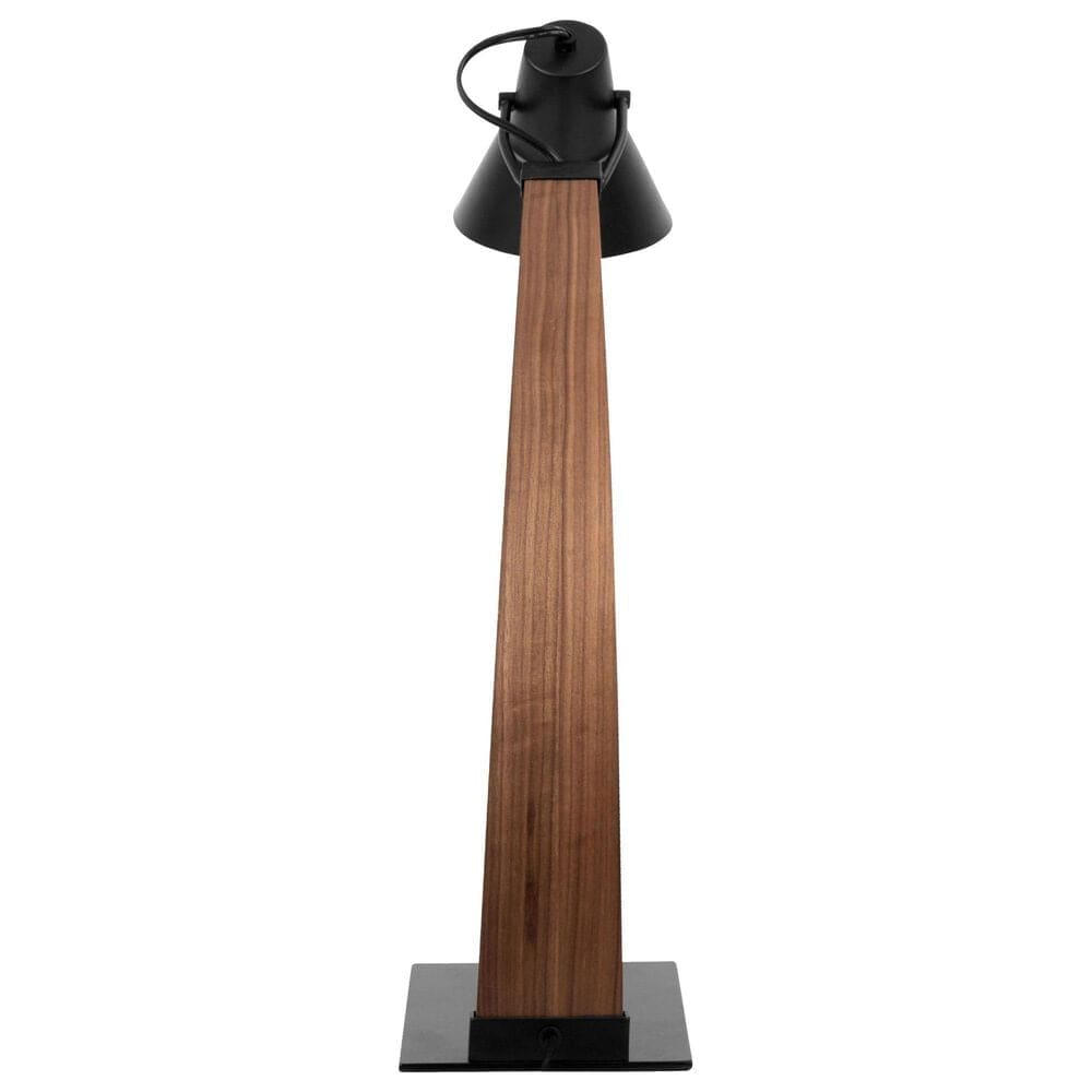 Grandview Gallery Noah Table Lamp in Walnut and Black, , large