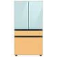 Samsung Bespoke Bespoke 4-Door French Door Refrigerator Top Panel in Morning Blue Glass, , large
