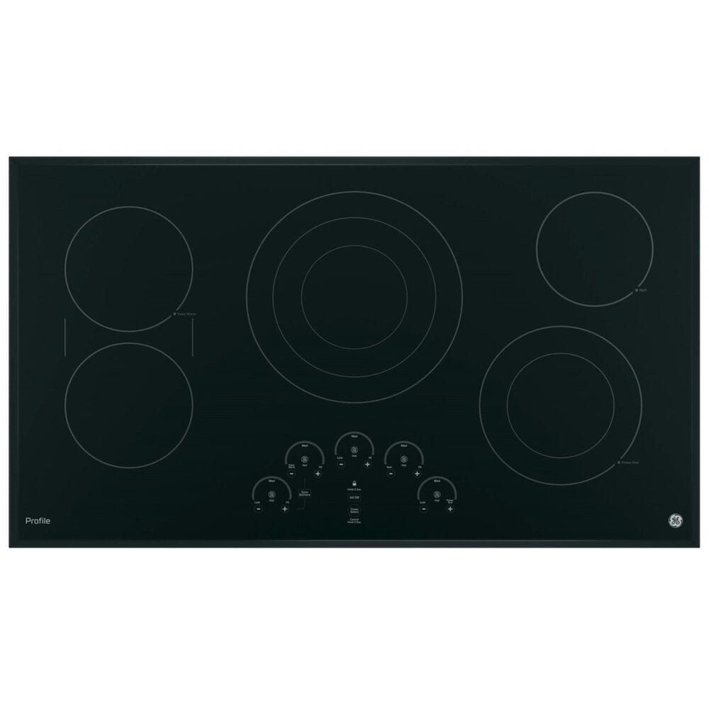 GE Profile 36" Built-In Touch Control Electric Cooktop, , large