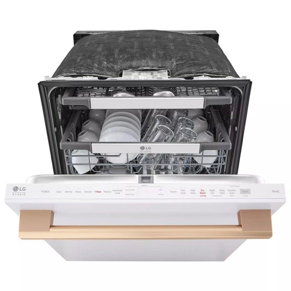 LG Studio 24&quot; Smart Top Control Dishwasher with Dynamic Heat Dry in Essence White, , large