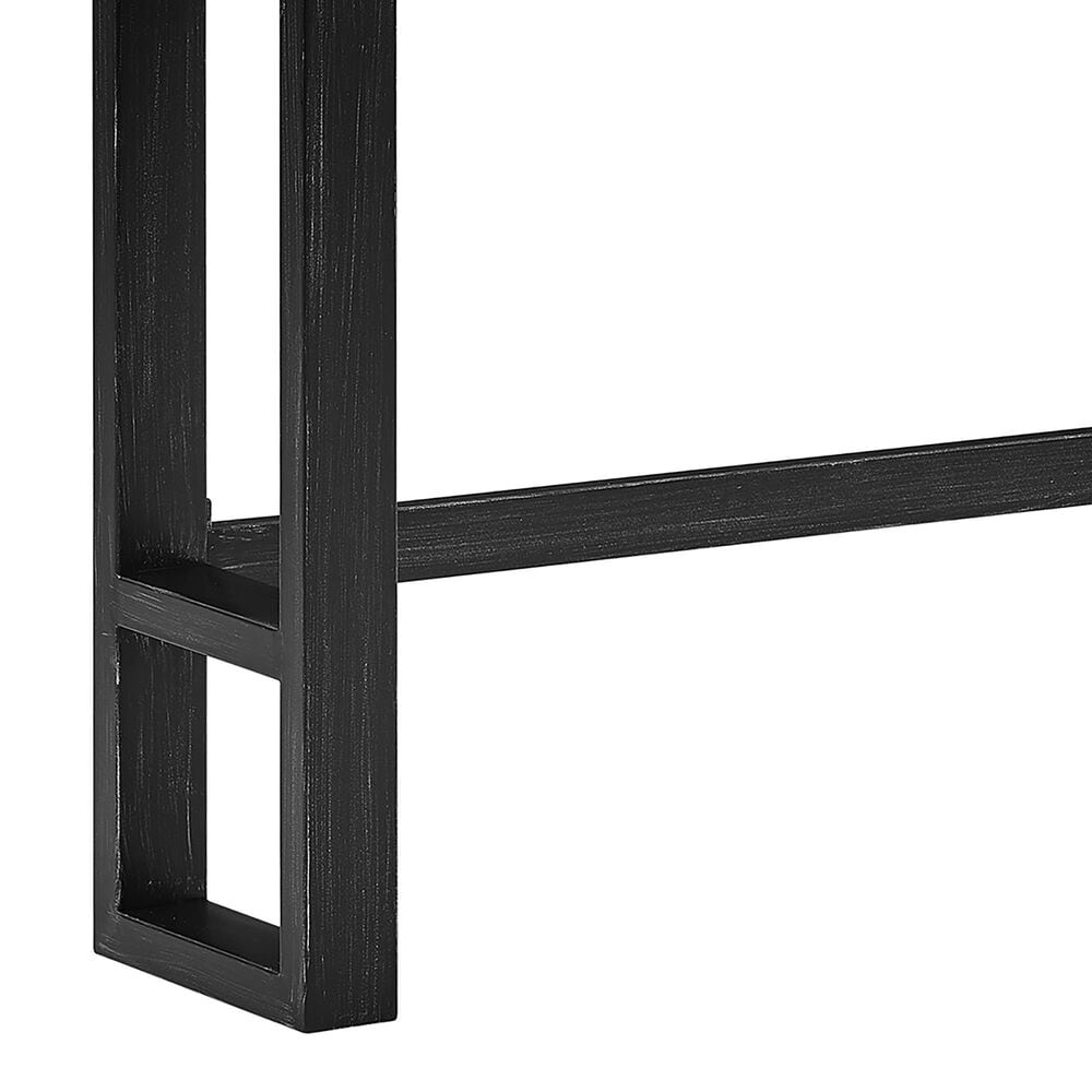 Linden Boulevard Haywood Sofa Bar Table in Gray and Gunmetal, , large