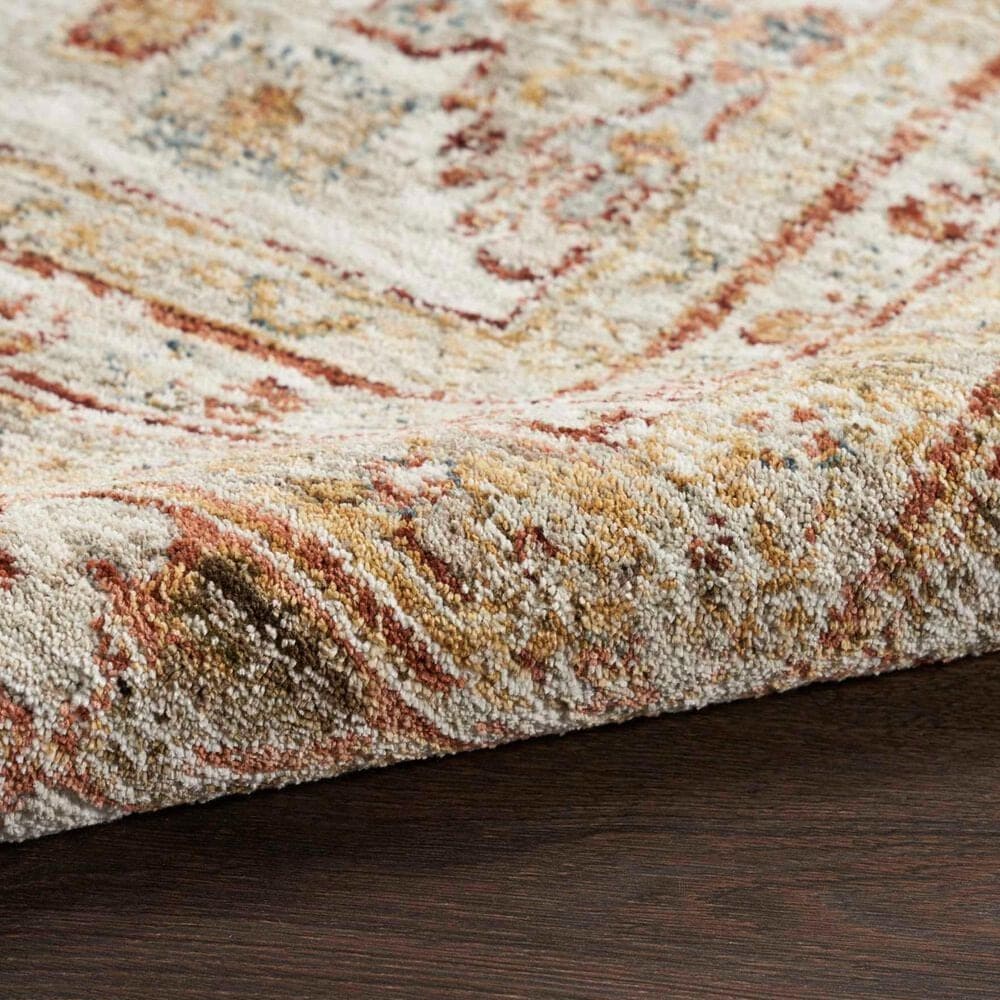 Nourison Sahar SHR01 9&#39;3&quot; x 12&#39;7&quot; Rust Area Rug, , large