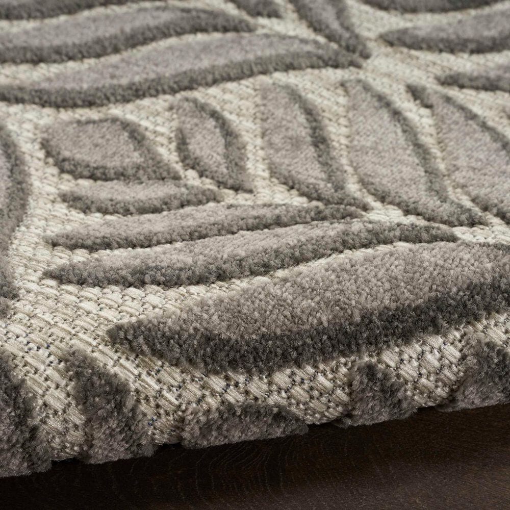 Nourison Aloha 7&#39; x 10&#39; Charcoal Indoor/Outdoor Area Rug, , large