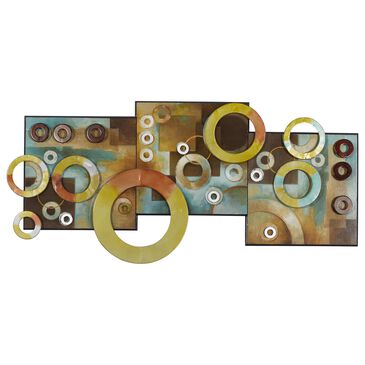 Maple and Jade 17" x 36" Abstract Wall Decor in Multicolor, , large