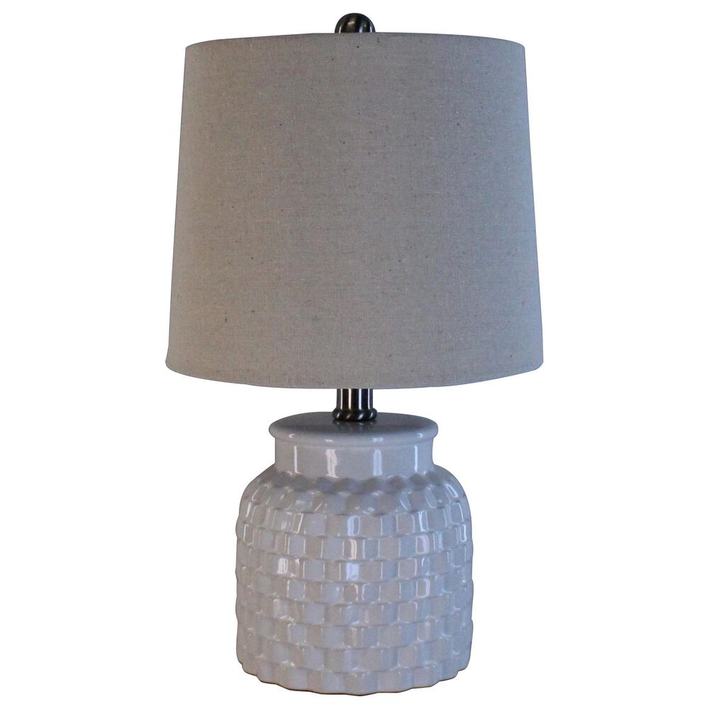 TLC 16" Accent Lamp in White, , large