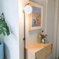 Mitzi Lighting Faye 1-Light Plug-In Sconce in Aged Brass and Soft Black, , large