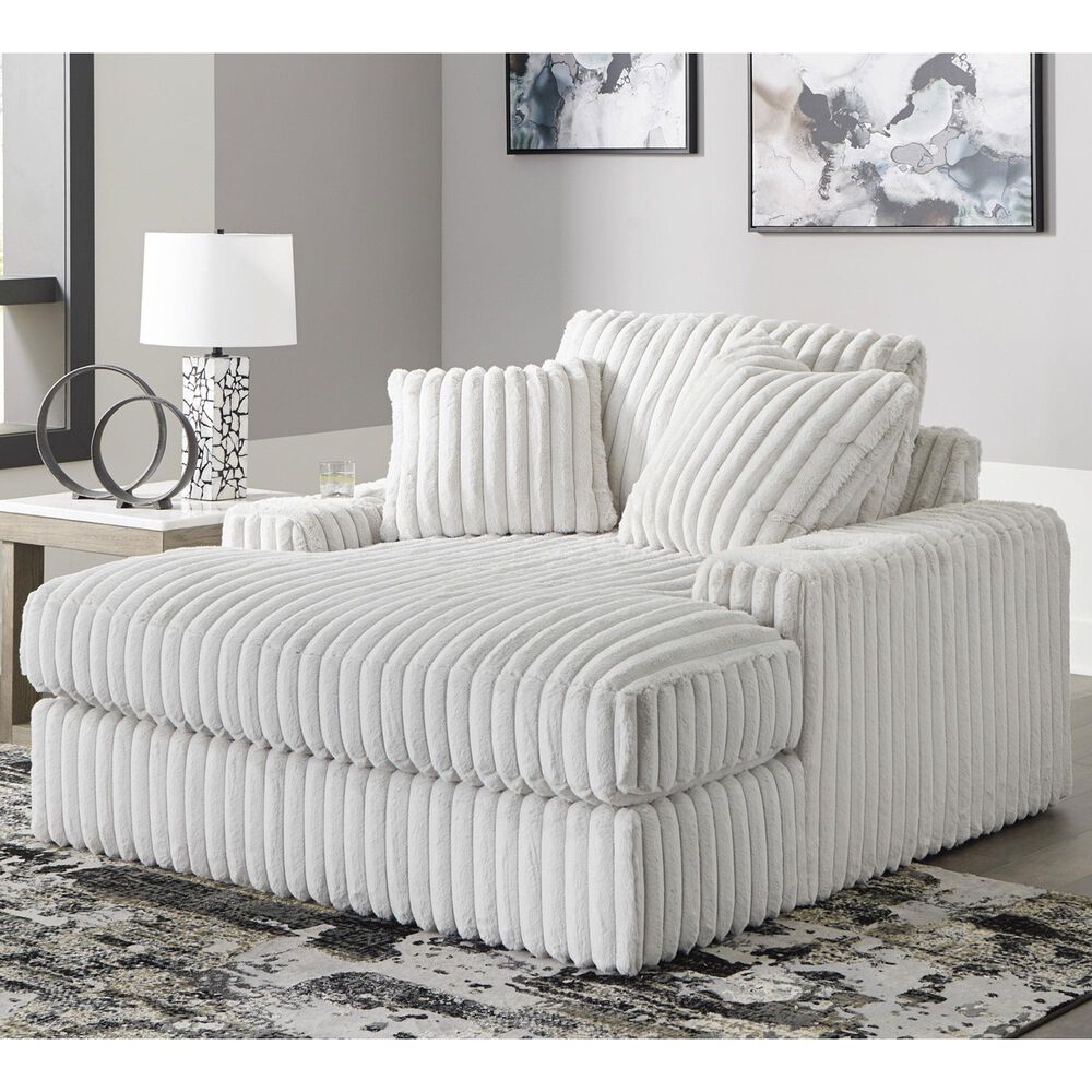 Ashley Stupendous Oversized Chaise in Alloy, , large