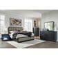Millenium Rowanbeck Dresser Mirror in Black, , large