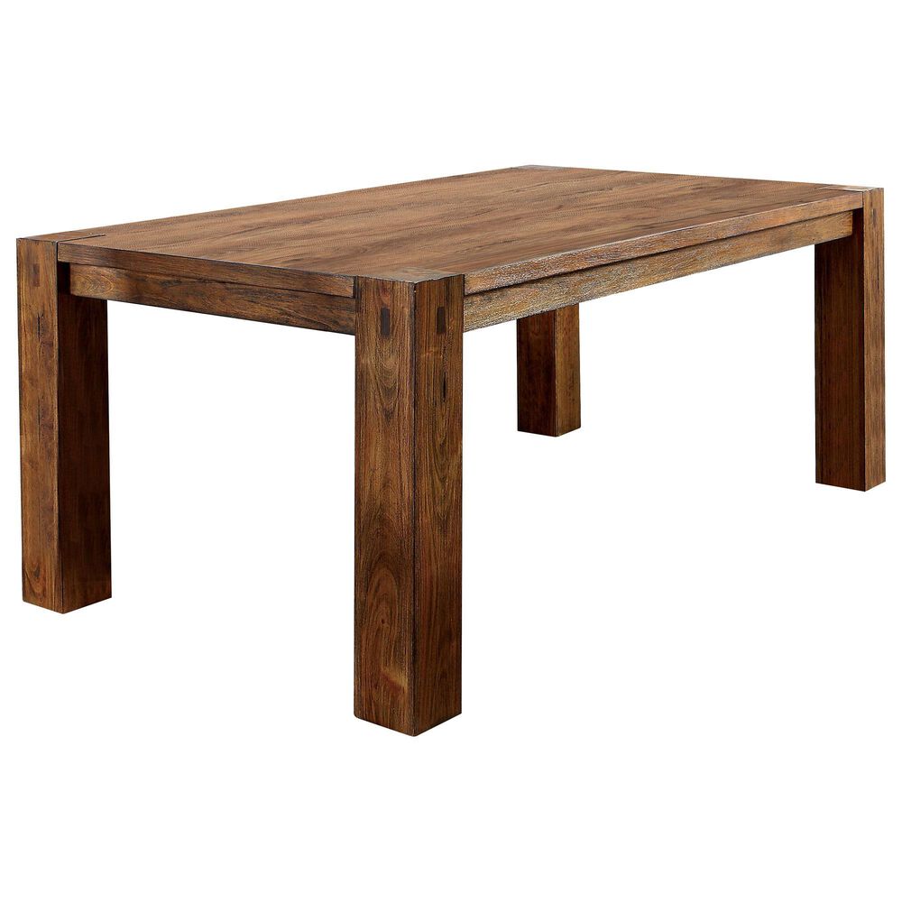 Furniture of America Segura Dining Table in Dark Oak - Table Only, , large